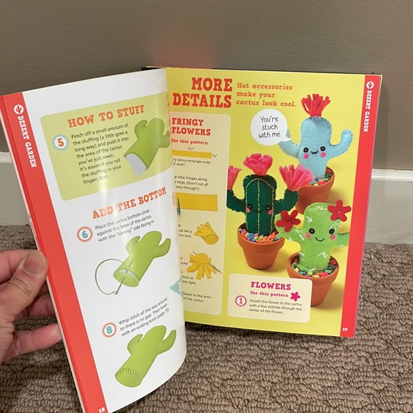 💕Sew Mini Gardens (Klutz Craft Kit) - Picture 8 of 9